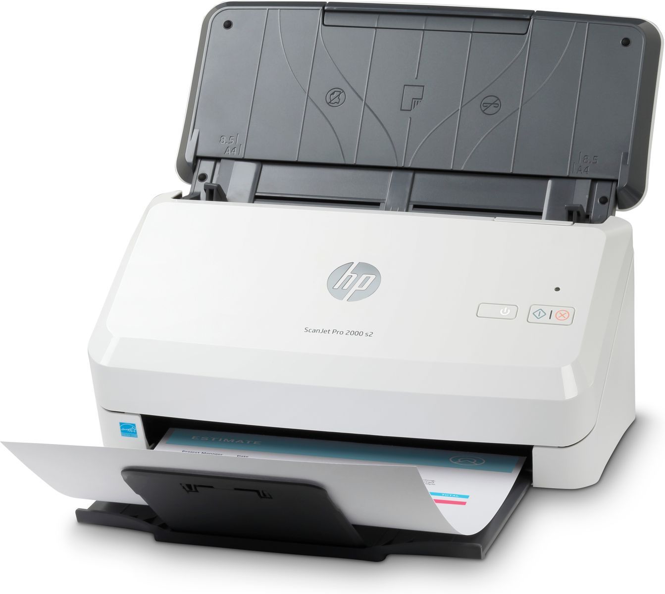 HP Scanjet Pro 2000 s2 Sheet-feed Scanner Scanner a foglio 600 x 600 DPI A4 Nero, Bianco [6FW06A#B19]