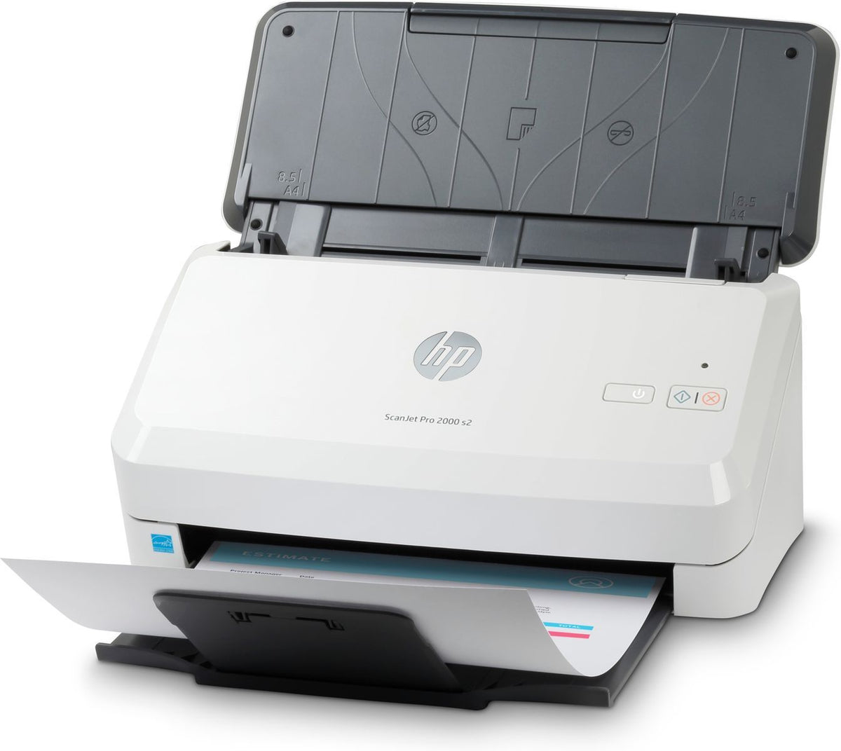 HP Scanjet Pro 2000 s2 Sheet-feed Scanner Scanner a foglio 600 x 600 DPI A4 Nero, Bianco [6FW06A#B19]