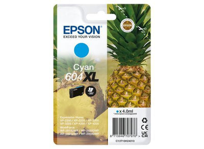 Epson Singlepack Cyan 604XL Ink [C13T10H24010]
