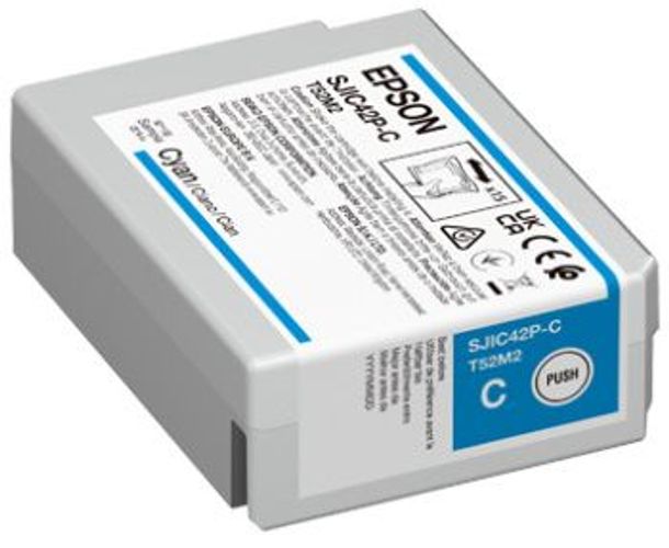 Epson SJIC42P-C cartuccia d'inchiostro 1 pz Originale Ciano [C13T52M240]