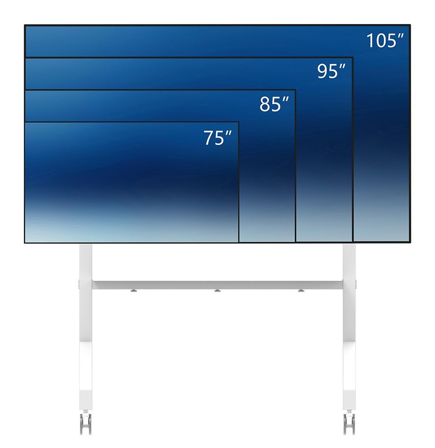Neomounts FL50-575WH1 Carello TV 65-110" - installazione rapida - TV [FL50-575WH1]