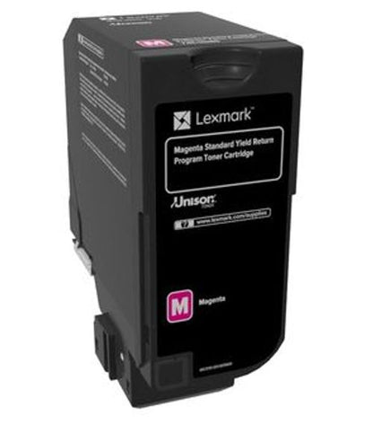 Lexmark 74C2SM0 cartuccia toner 1 pz Originale Magenta [74C2SM0]