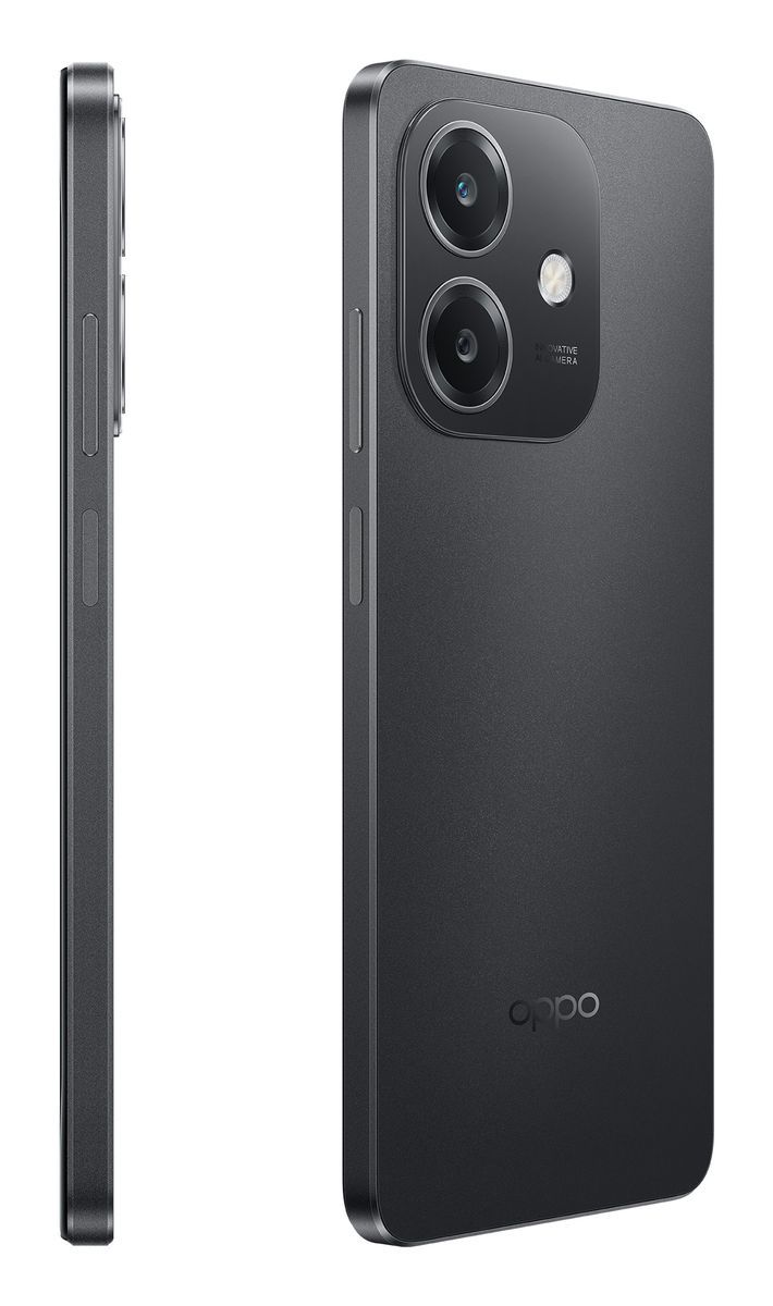 OPPO A40M Smartphone, Fotocamera AI 50MP, Selfie 5MP, Display 6.67 90HZ LCD HD+, 5100mAh, RAM 16 GB (8+8) + ROM 256GB, IP54, [Versione Italia], Sparkle Black [110010347676]