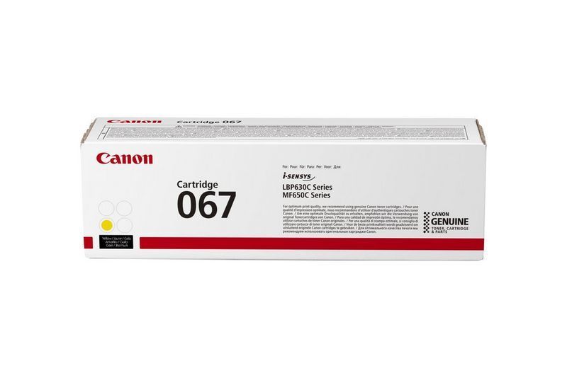 Canon 067 cartuccia toner 1 pz Originale Giallo [5099C002]