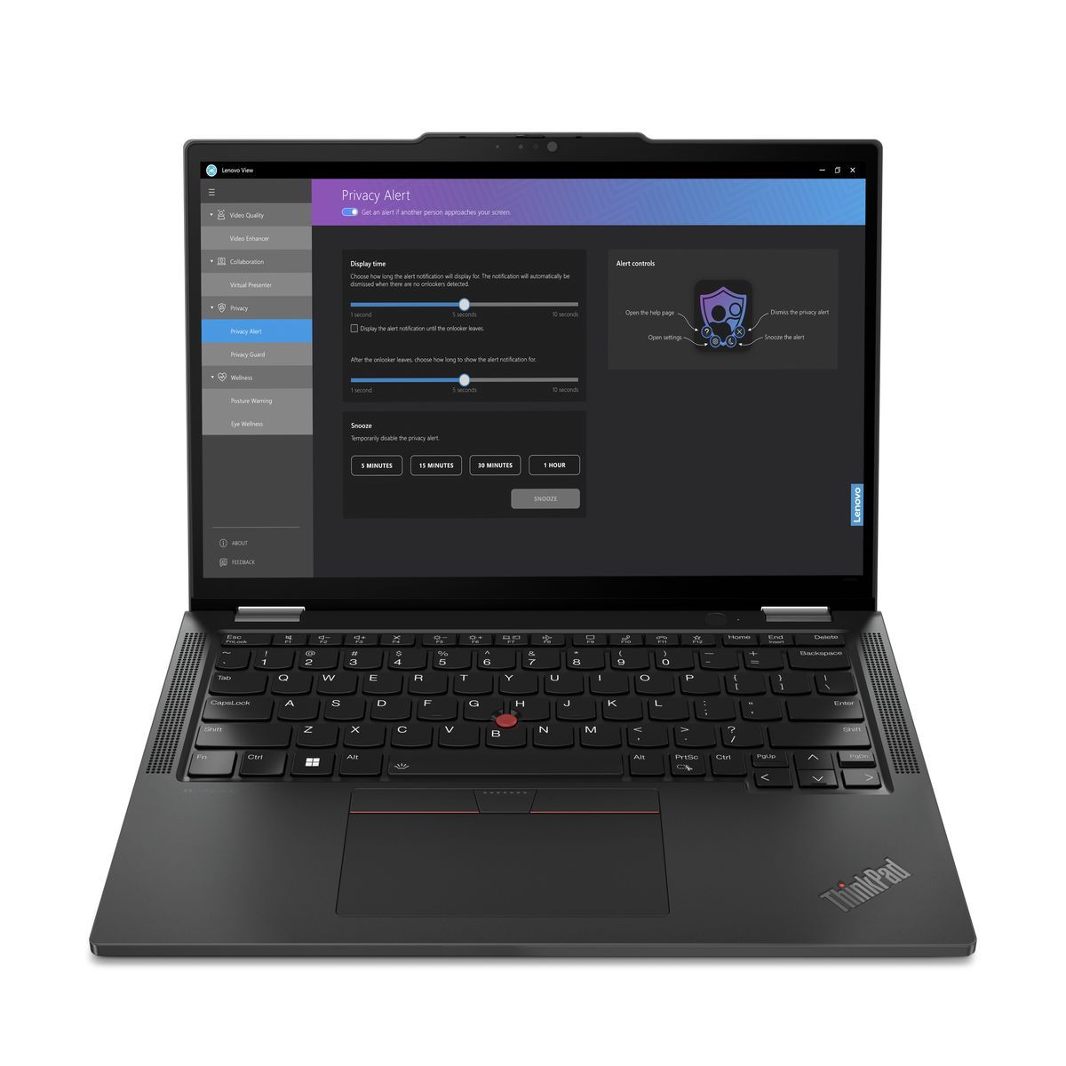 Lenovo ThinkPad X13 2-in-1 Intel Core Ultra 7 155U Ibrido (2 in 1) 33,8 cm (13.3") Touch screen WUXGA 16 GB LPDDR5x-SDRAM 512 GB SSD Wi-Fi 6E (802.11ax) Windows 11 Pro Nero [21LW001KIX]
