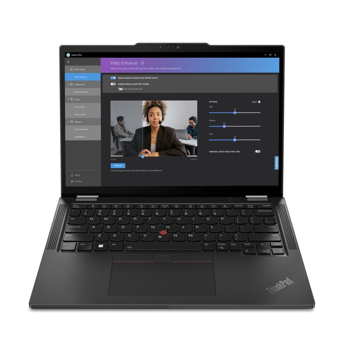 Lenovo ThinkPad X13 2-in-1 Intel Core Ultra 7 155U Ibrido (2 in 1) 33,8 cm (13.3") Touch screen WUXGA 16 GB LPDDR5x-SDRAM 512 GB SSD Wi-Fi 6E (802.11ax) Windows 11 Pro Nero [21LW001KIX]