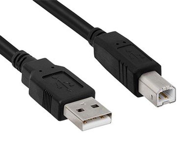Hamlet XCU2AM-BM30 cavo USB USB 2.0 3 m USB A USB B 0,48 Gbit/s Nero [XCU2AM-BM30]