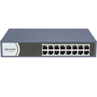 Hikvision Pro Series DS-3E0116R-O switch di rete Non gestito Fast Ethernet (10/100) Grigio [DS-3E0116R-O]
