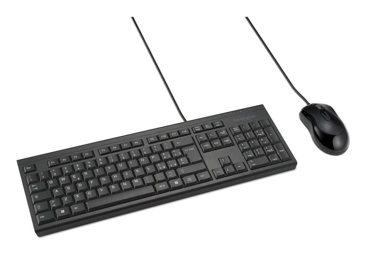 Kensington Set per desktop con cavo KM100 EQ [K75452IT]