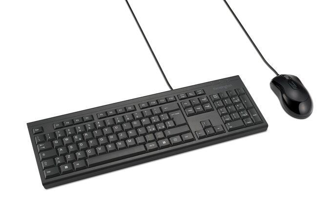 Kensington Set per desktop con cavo KM100 EQ [K75452IT]