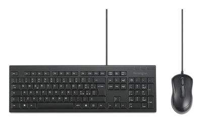 Kensington Set per desktop con cavo KM100 EQ [K75452IT]