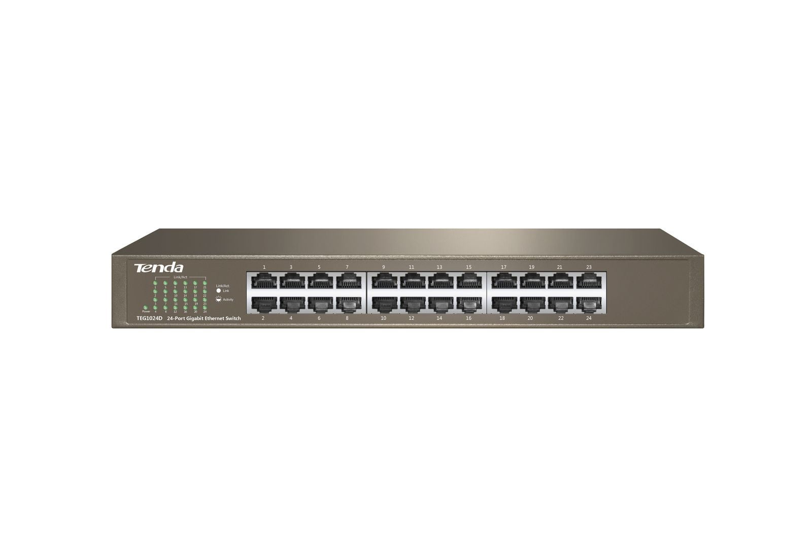Tenda 24-port Gigabit Ethernet Switch Non gestito Blu [TEG1024D]