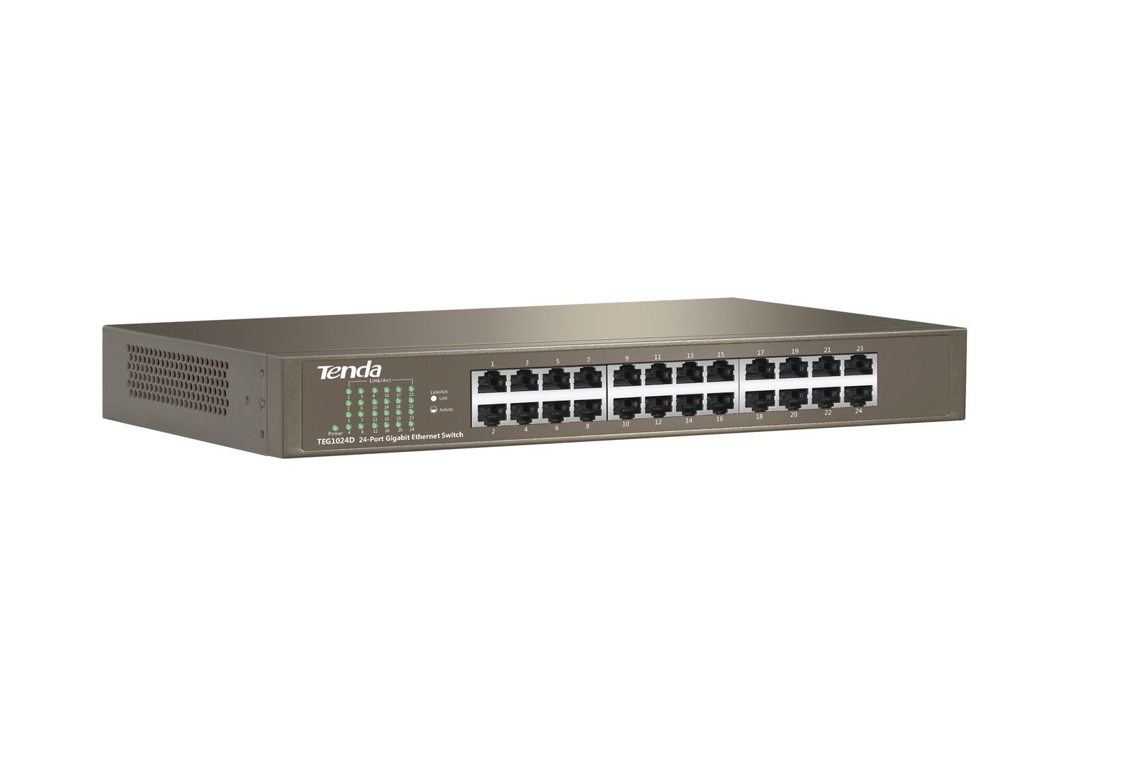 Tenda 24-port Gigabit Ethernet Switch Non gestito Blu [TEG1024D]
