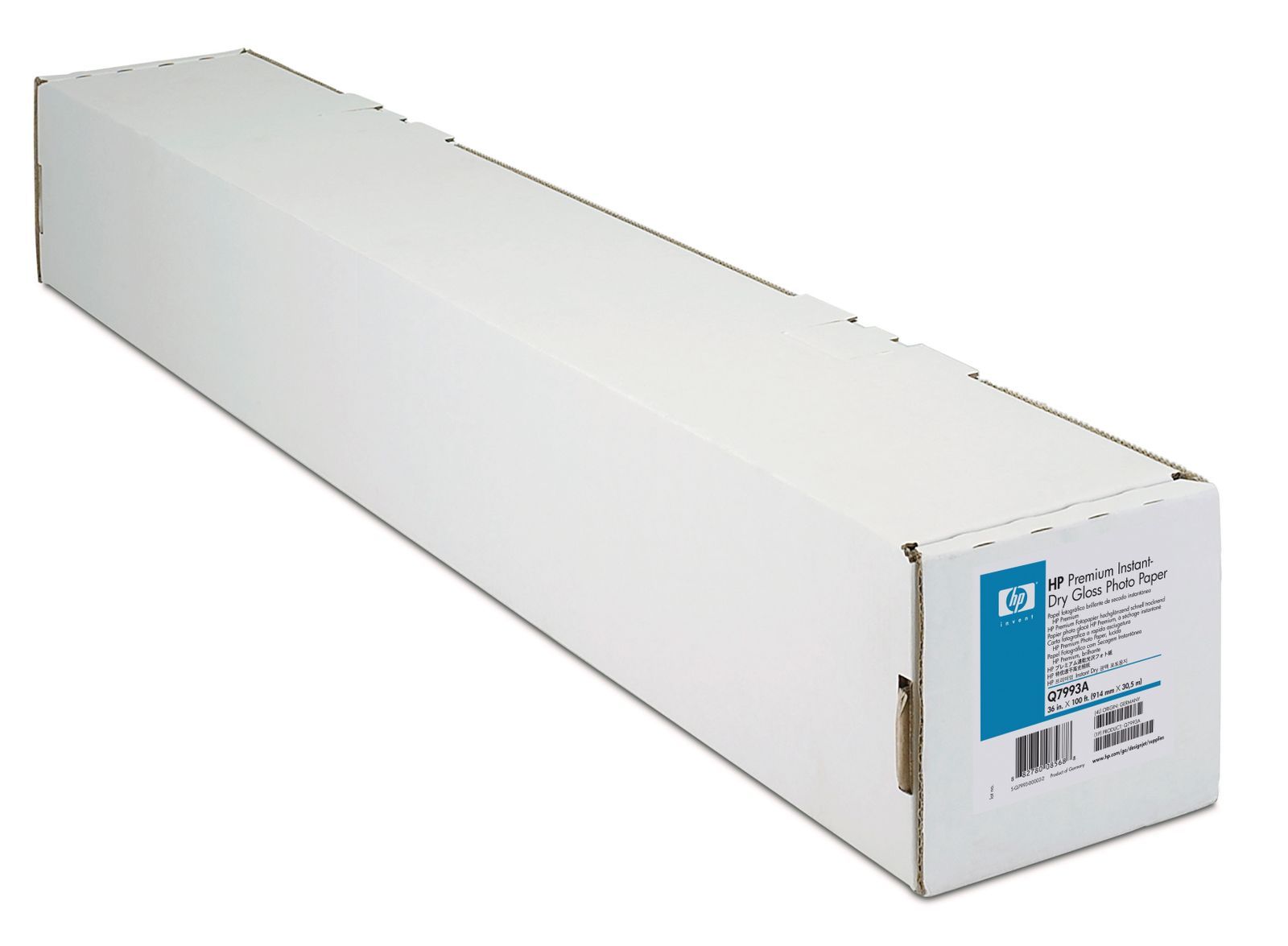 HP Premium Instant-dry Gloss Photo Paper-1067 mm x 30.5 m (42 in x 100 ft) [Q7995A]