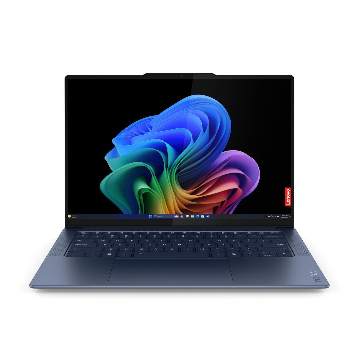 Lenovo Yoga Slim 7 14Q8X9 Copilot+ PC Qualcomm Snapdragon X1E-78-100 Computer portatile 36,8 cm (14.5") Touch screen 3K 16 GB LPDDR5x-SDRAM 1 TB SSD Wi-Fi 7 (802.11be) Windows 11 Pro Blu [83ED002LIX]