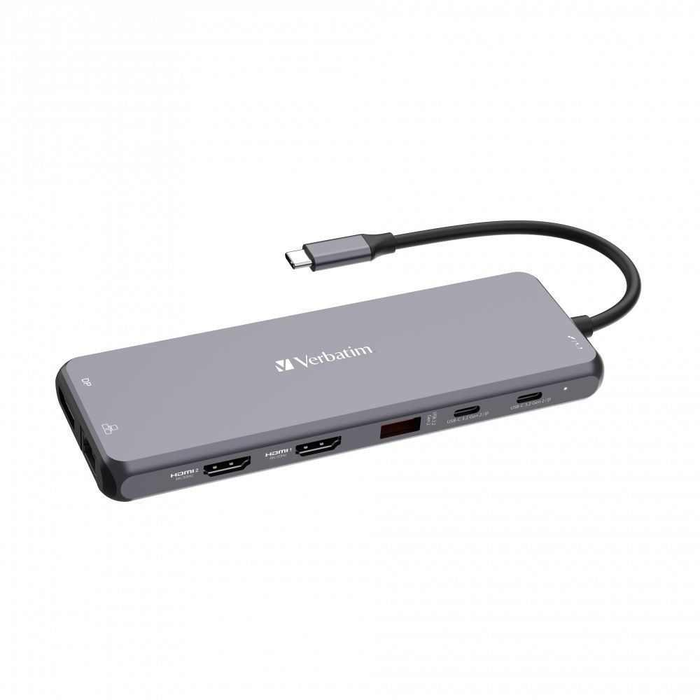 Verbatim CMH-13 USB tipo-C 10000 Mbit/s Argento [32153]