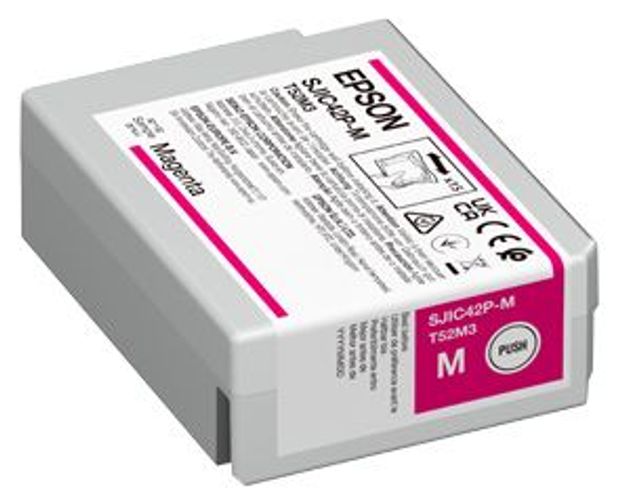 Epson SJIC42P-M Ink cartridge for ColorWorks C4000e ( Magenta) [C13T52M340]