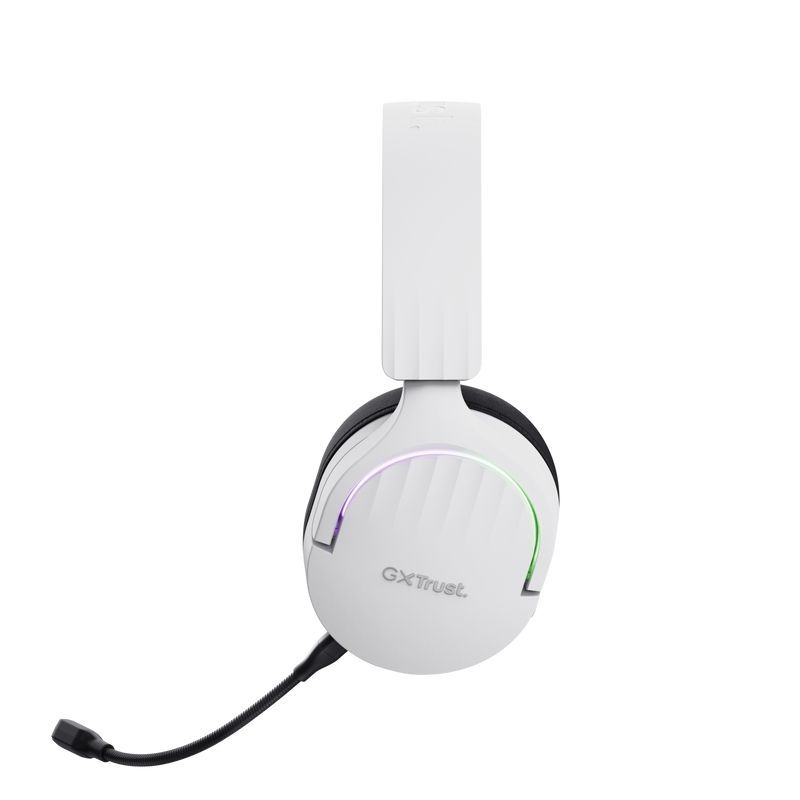 Trust GXT 491W FAYZO Auricolare Con cavo e senza cavo A Padiglione Gaming USB tipo-C Bluetooth Nero, Bianco [25304]