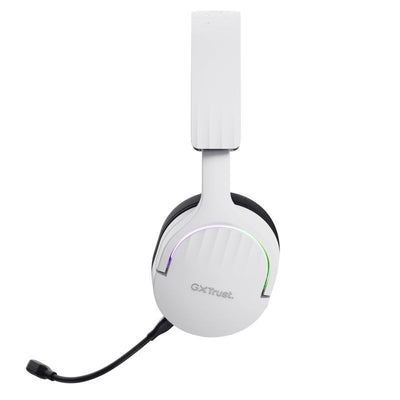 Trust GXT 491W FAYZO Auricolare Con cavo e senza cavo A Padiglione Gaming USB tipo-C Bluetooth Nero, Bianco [25304]