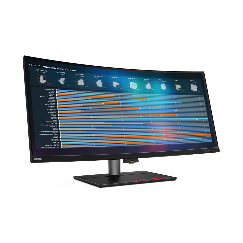 Lenovo ThinkVision P40w-20 LED display 100,8 cm (39.7") 5120 x 2160 Pixel 5K Ultra HD Nero [62C1GAT6EU]