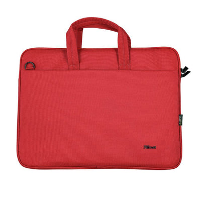 Trust Bologna Sottile borsa per laptop ecocompatibile, per laptop da 16 pollici - Rosso [24449]