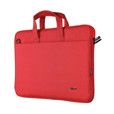 Trust Bologna Sottile borsa per laptop ecocompatibile, per laptop da 16 pollici - Rosso [24449]