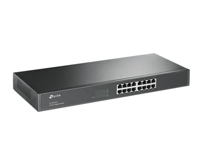 TP-Link TL-SG1016 switch di rete Non gestito Gigabit Ethernet (10/100/1000) 1U Nero [TL-SG1016]