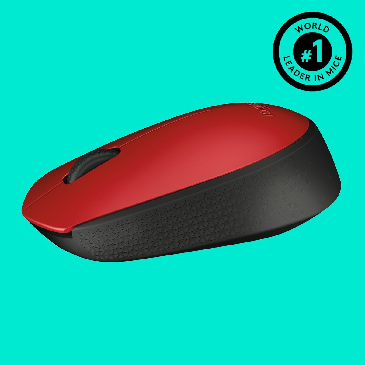 Logitech M171 mouse wireless (rosso) [910-004641]