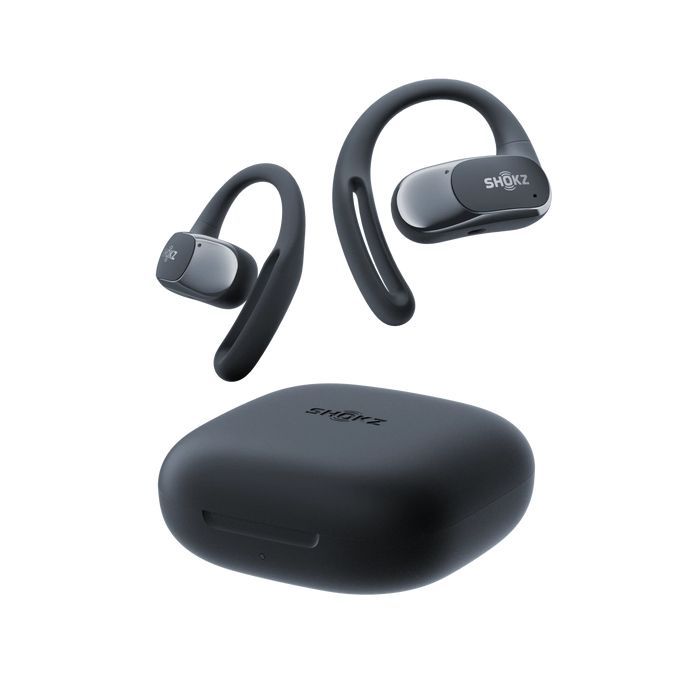 SHOKZ OpenFit Air Auricolare Wireless A clip Chiamate/Musica/Sport/Tutti i giorni Bluetooth Nero [T511-ST-BK]