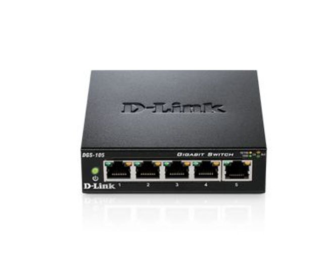 D-Link DGS-105 Non gestito L2 Gigabit Ethernet (10/100/1000) Nero [DGS-105]