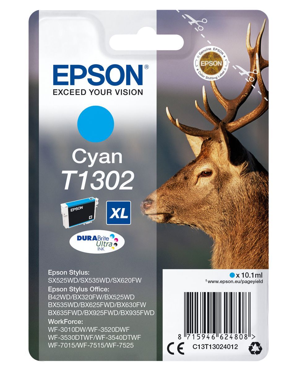 Epson Stag Cartuccia Ciano [C13T13024012]