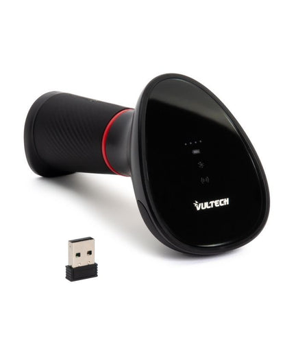 Vultech Barcode Scanner Wireless 2.4 Ghz E Bluetooth 1D 2D [BC-07MWBT]