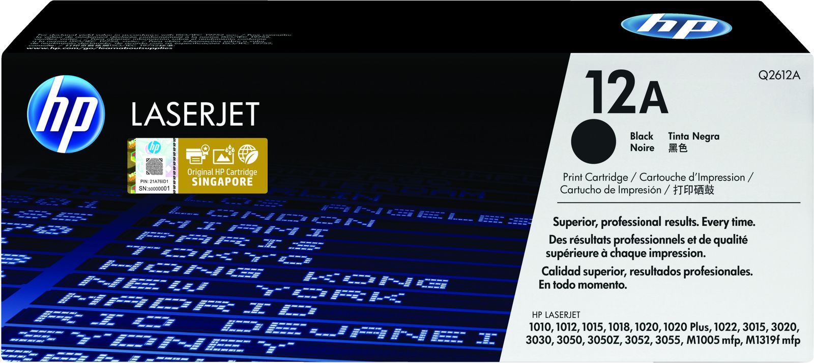 HP Cartuccia Toner originale nero LaserJet 12A [Q2612A]