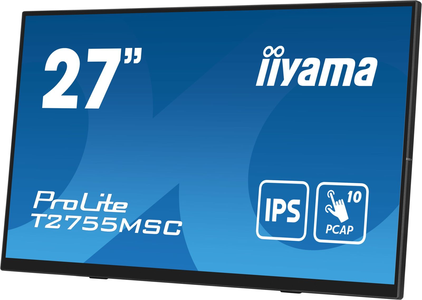 iiyama ProLite T2755MSC-B1 Monitor PC 68,6 cm (27") 1920 x 1080 Pixel Full HD LED Touch screen Da tavolo Nero [T2755MSC-B1]