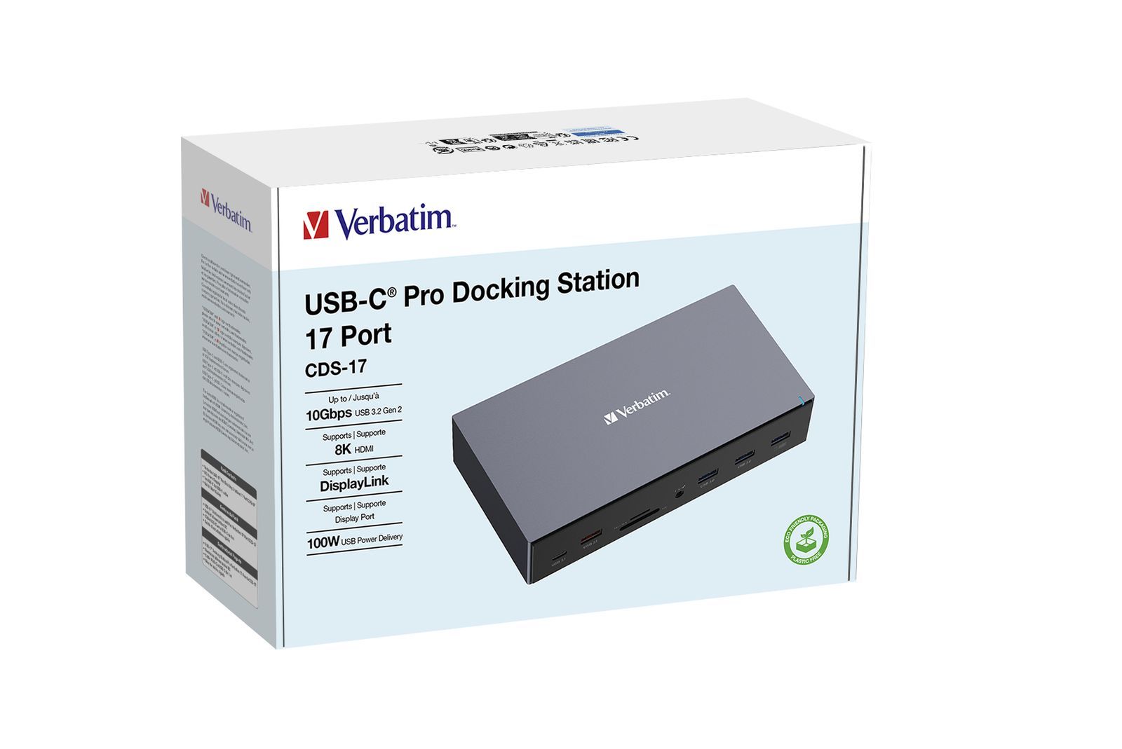 Verbatim CDS-17 Cablato USB 3.2 Gen 1 (3.1 Gen 1) Type-C Nero, Grigio [32172]
