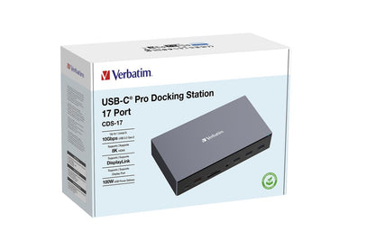 Verbatim CDS-17 Cablato USB 3.2 Gen 1 (3.1 Gen 1) Type-C Nero, Grigio [32172]