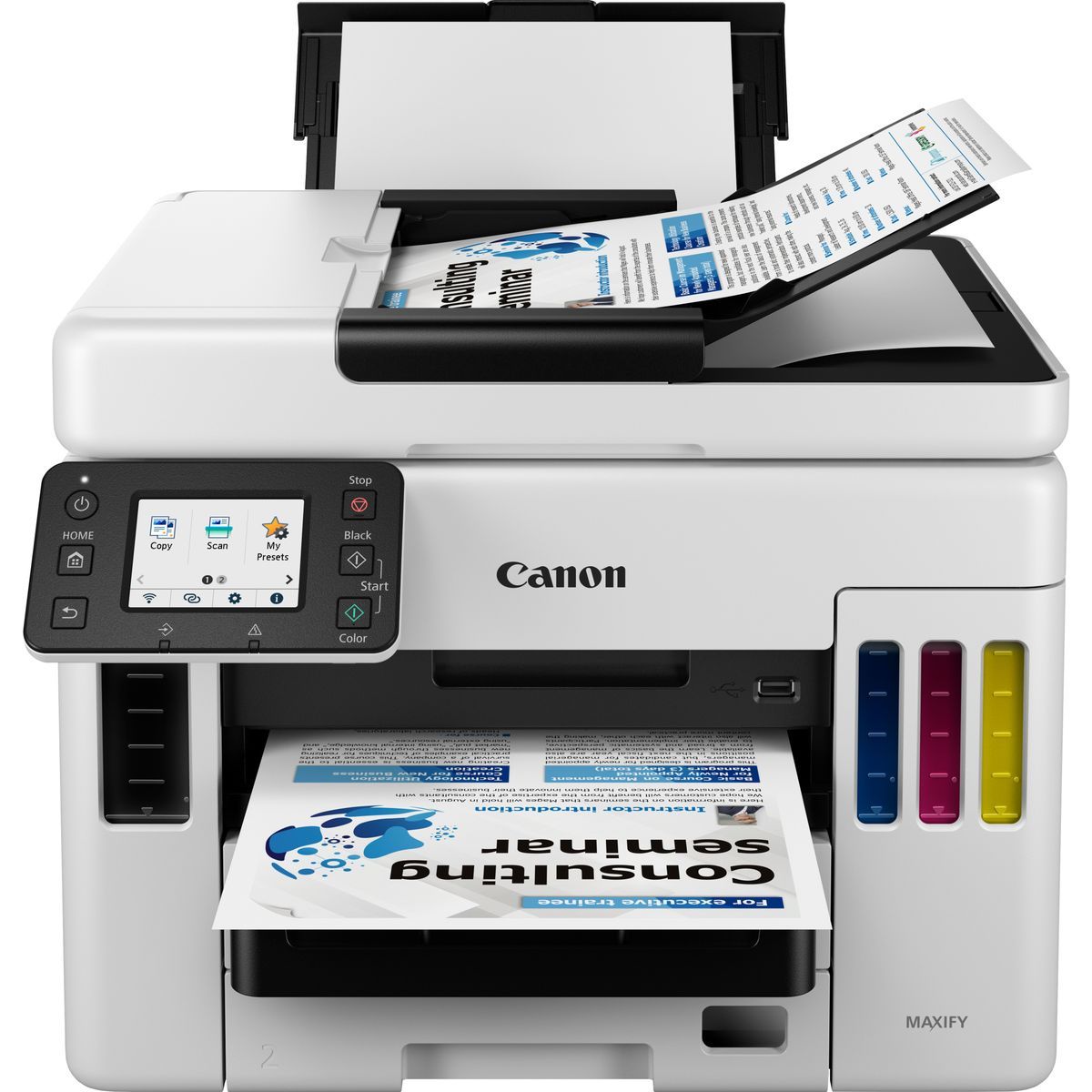 Canon MAXIFY Stampante multifunzione inkjet a colori ricaricabile wireless MegaTank GX7050 [4471C006]