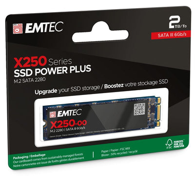 Emtec X250 2 TB M.2 Serial ATA III 3D NAND [ECSSD2TX250]