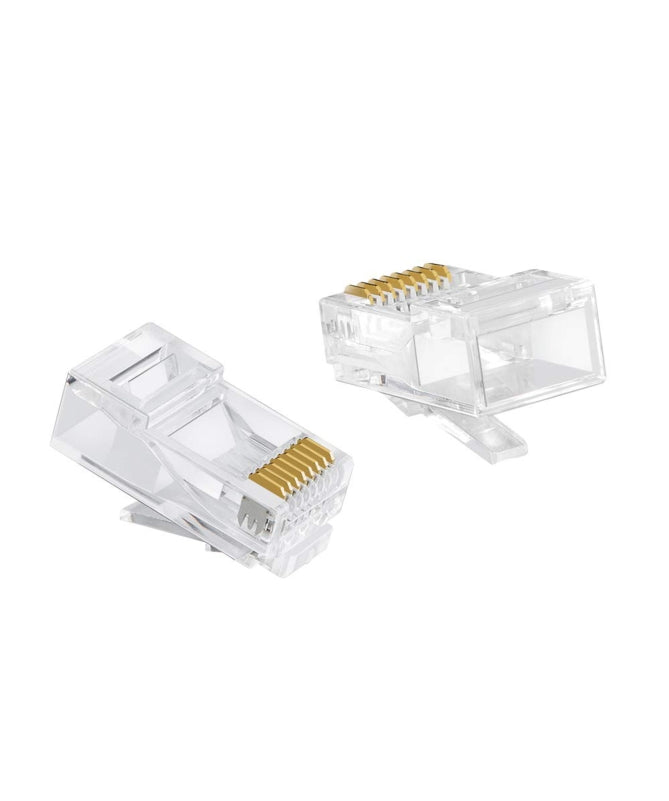 CONNETTORI TRASPARENTI PASSANTI RJ45 50 PZ. CAT6 [SN21406]
