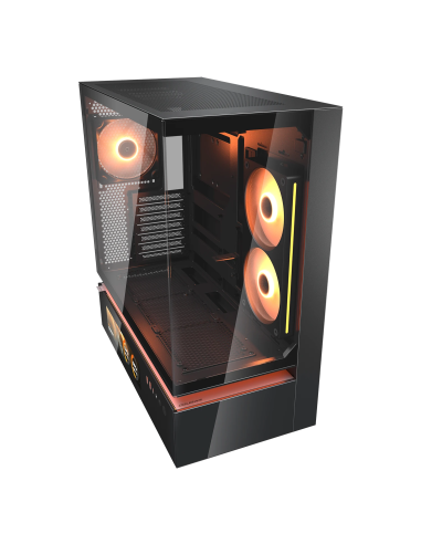 COUGAR CASE M.TOWER CFV235 VISION 9.16'' TG 240 REV+120ARGB FAN RGB H.syNC [CGR-2DA4B-V]