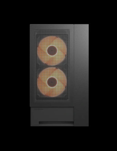 COUGAR CASE MID TOWER OMNY X BLACK 2*TG 4*FAN ARGB + HUB (supp GPU VERTICAL [CGR-2WA3B-RGB]