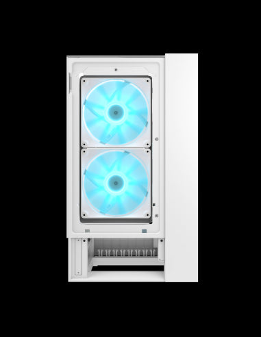 COUGAR CASE MID TOWER OMNY X WHITE 2*TG 4*FAN ARGB + HUB (supp GPU VERTICAL [CGR-2WA3W-RGB]