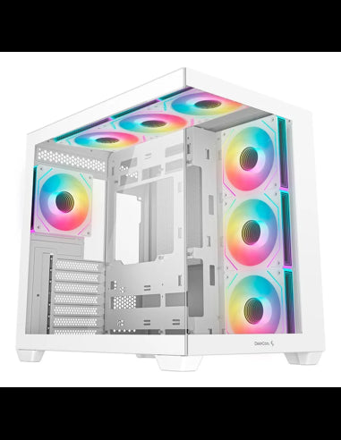 DEEPCOOL CASE MID TOWER CG530 7F BIANCO 7 FAN 120mm 2TG [R-CG530-WHAGA7-G]