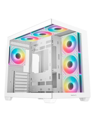 DEEPCOOL CASE MID TOWER CG530 7F BIANCO 7 FAN 120mm 2TG [R-CG530-WHAGA7-G]
