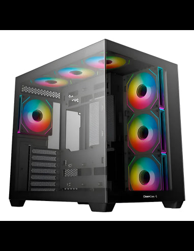 DEEPCOOL CASE MID TOWER CG530 7F NERO 7 FAN 120mm 2TG [R-CG530-BKAGA7-G]