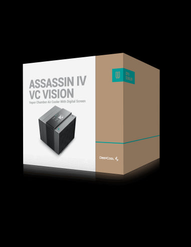 DEEPCOOL RAFF. CPU ASSASSIN IV VC VISIONE DISPLAY & CAMERA VAPORE TDP 300W [R-ASN4-BKNNMT-G]