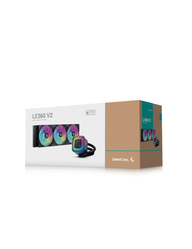 DEEPCOOL RAFF. LIQUIDO LE360 V2 NERA 3*ARGB [R-LE360-BKAMMC-G-2]