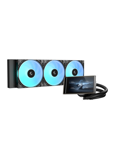 DEEPCOOL RAFF. LIQUIDO LT360 VISION ARGB LCD 4.5'' [R-LT360VISION-BKAMMC-G-1]