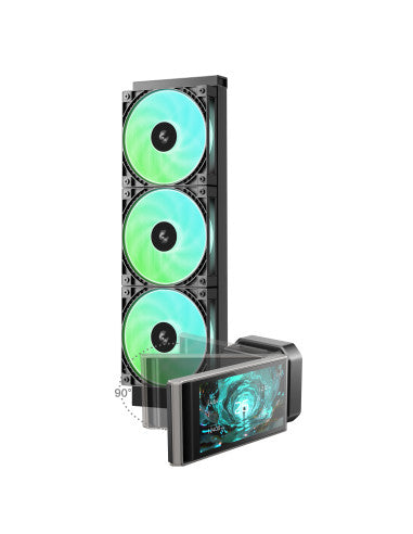 DEEPCOOL RAFF. LIQUIDO LT360 VISION ARGB LCD 4.5'' [R-LT360VISION-BKAMMC-G-1]