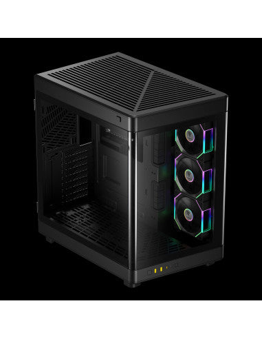 GAMDIAS CASE FULL TOWER NESO P1 PRO B 2*TG 3xAEOLUS P2 DISPLAY (ORIZ&VERT) [NESO P1 PRO B]